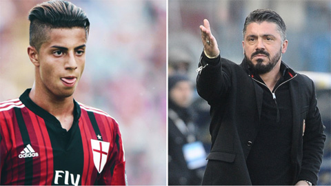 HLV Gattuso hăm dọa dùng vũ lực với sao trẻ Milan