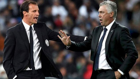 Allegri sẽ mãi không thể sánh với Ancelotti?