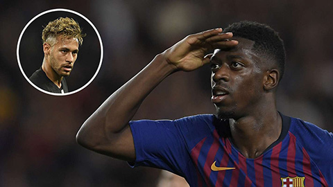 Barca tính dùng Dembele làm mồi để chuộc lại Neymar