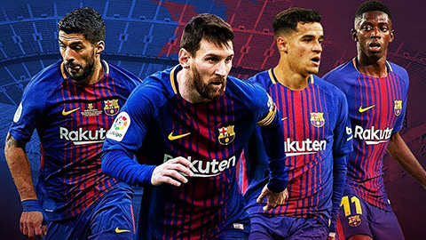 Barca là đội bóng có đội hình đắt giá nhất thế giới