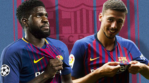 Lenglet được gia hạn, tương lai Umtiti càng mờ mịt